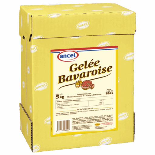 Préparation gelée bavaroise ancel - Condifa