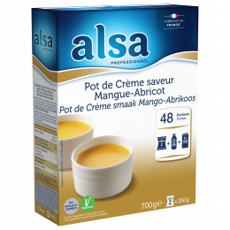 Pot de Crème saveur Mangue/Abricot