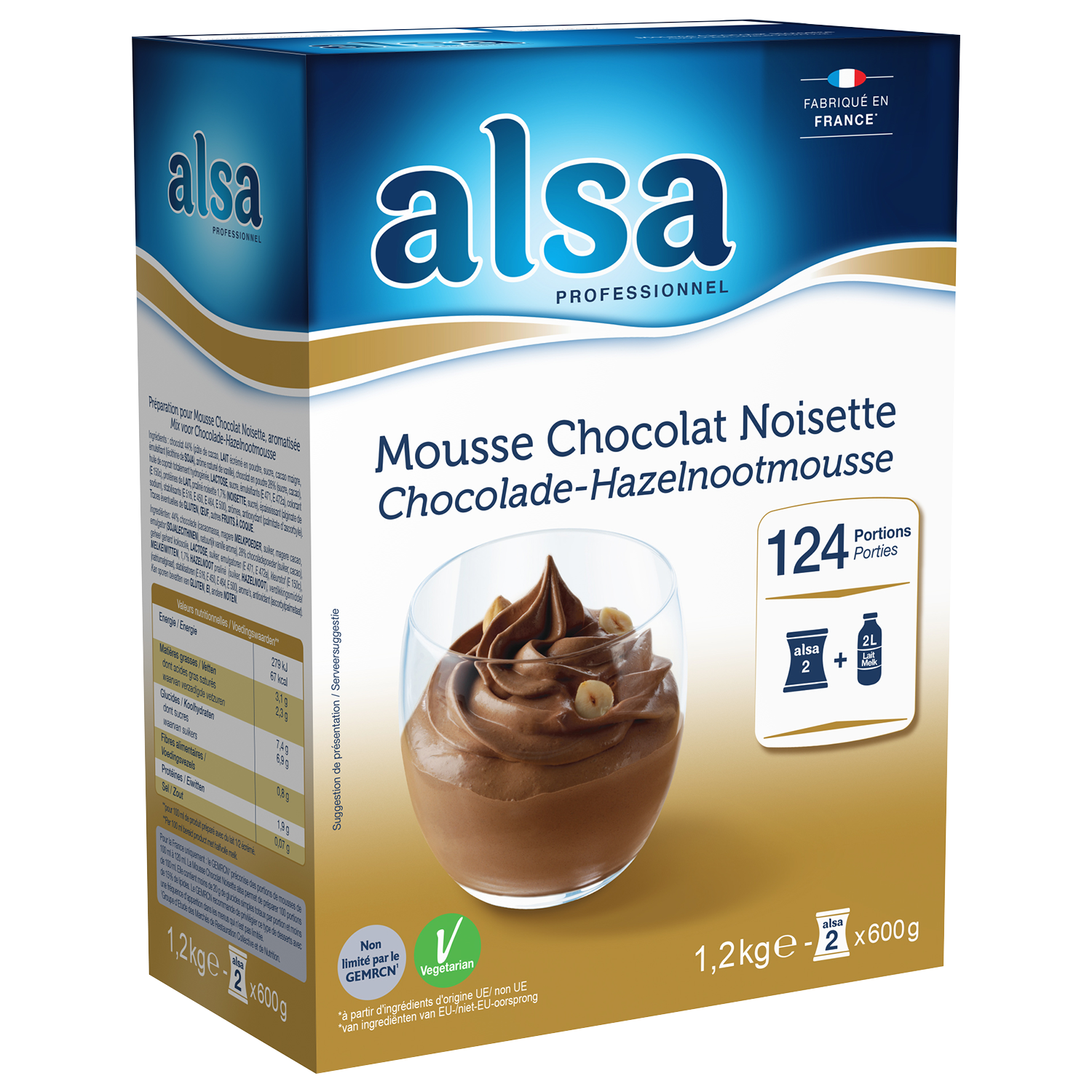 Mousse Chocolat Noisette