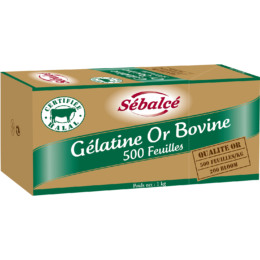 Gélatine Or Bovine 500 feuilles
