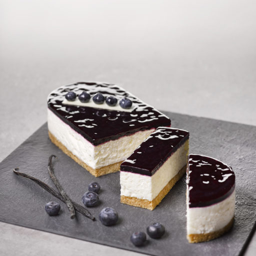 Cheesecake Vanille-Myrtilles