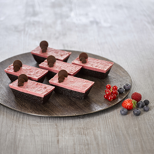 Crousti-Moelleux Chocolat-Fruits Rouges