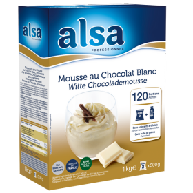 Mousse au Chocolat Blanc alsa Proifessionnel