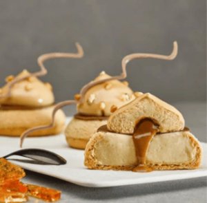 recette Le Chou Caramel Noisette - Sébalcé