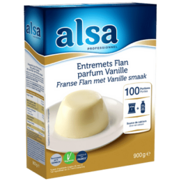 Entremets-Flan parfum Vanille - alsa Professionnel