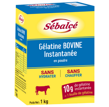 Gélatine Bovine instantanée en poudre 1kg - Produit Halal