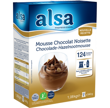 Mousse Chocolat Noisette alsa Professionnel
