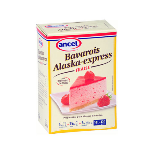 Bavarois alaska express fraise ancel - Condifa