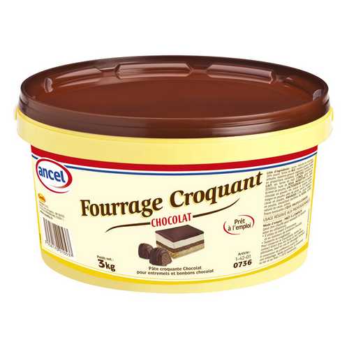 Fourrage croquant chocolat ancel - Condifa