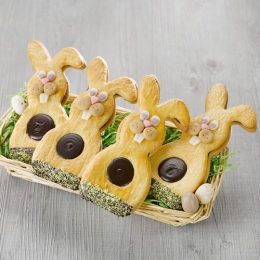 Recette de sablés lapin chocolat noisette - Condifa