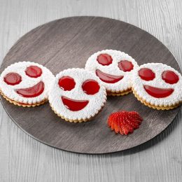 Recette sablés smiley fraise - Condifa